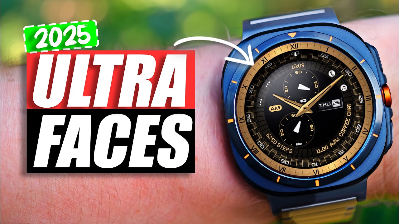 20 BEST Watch Faces for Galaxy Watch 8, Classic & Ultra (2025) — original video artwork