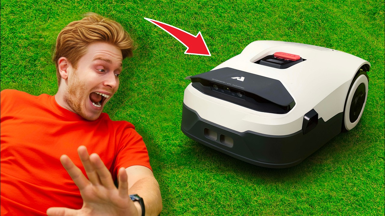 Robot Lawn Mower with NO Boundary Wire (GPS) — Anthbot Genie 600 — original video artwork
